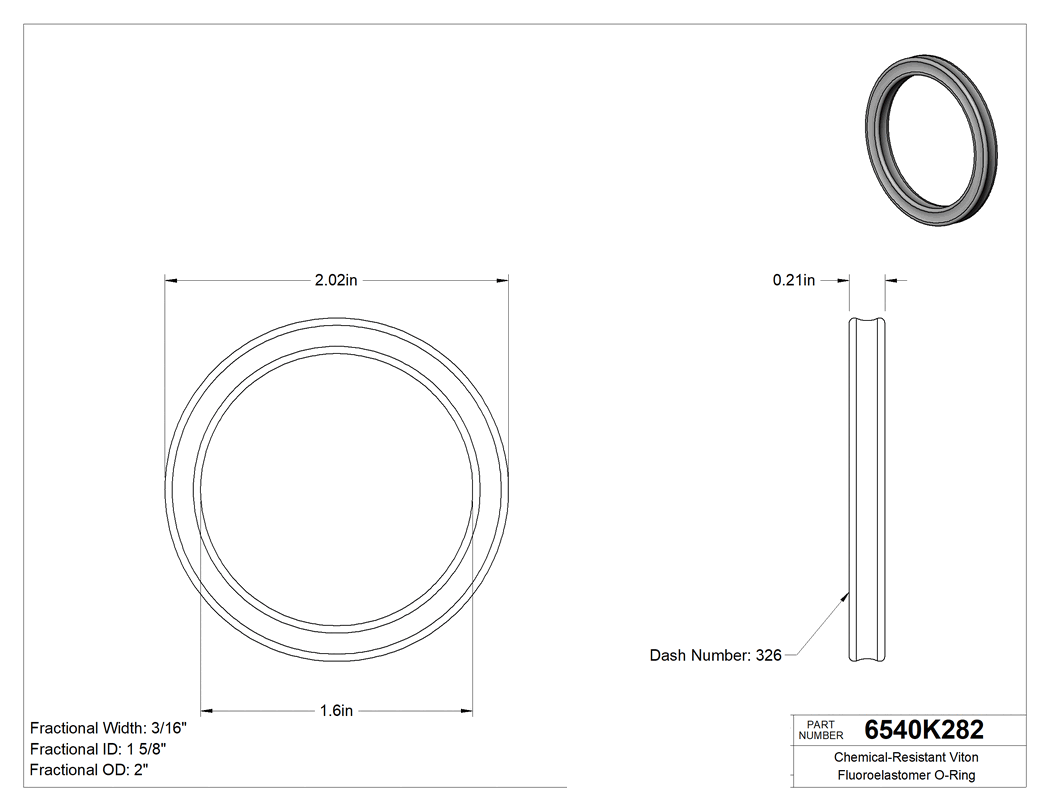 Technical drawing - 6540K282
